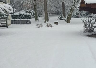 ATV Gelände im Schnee